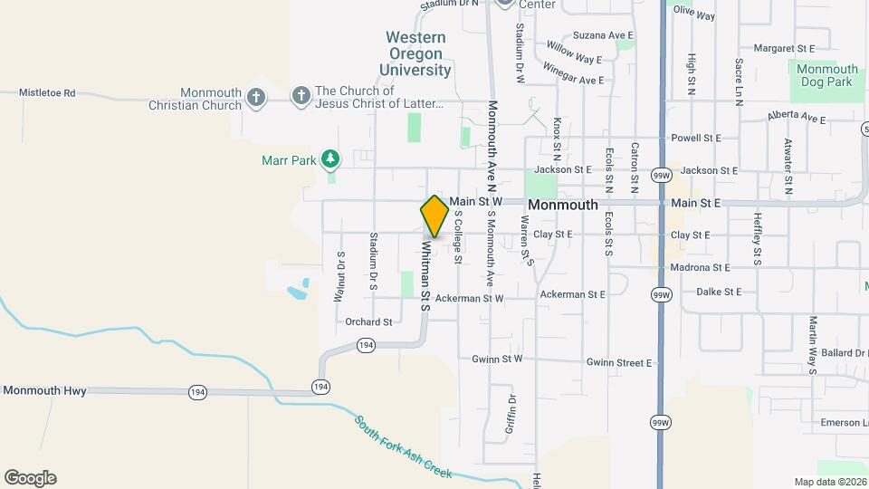 233 Whitman St S Map and Location Details