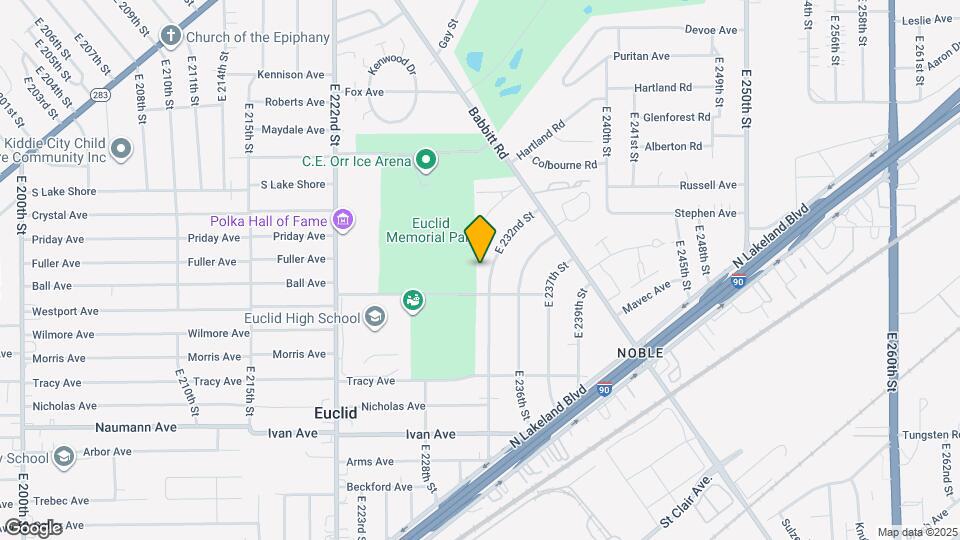 766 E 232nd St Map and Location Details