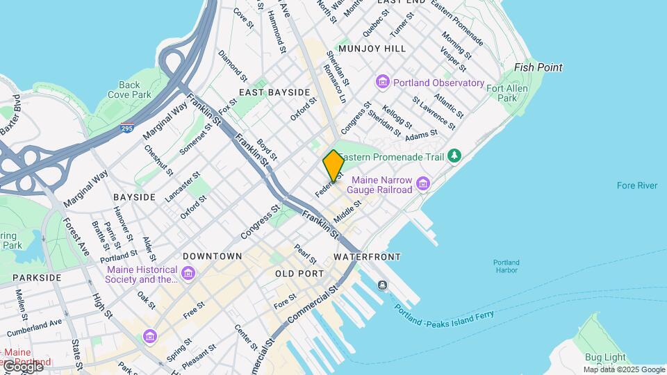 80-82 India St Mapa y Detalles de la Ubicación