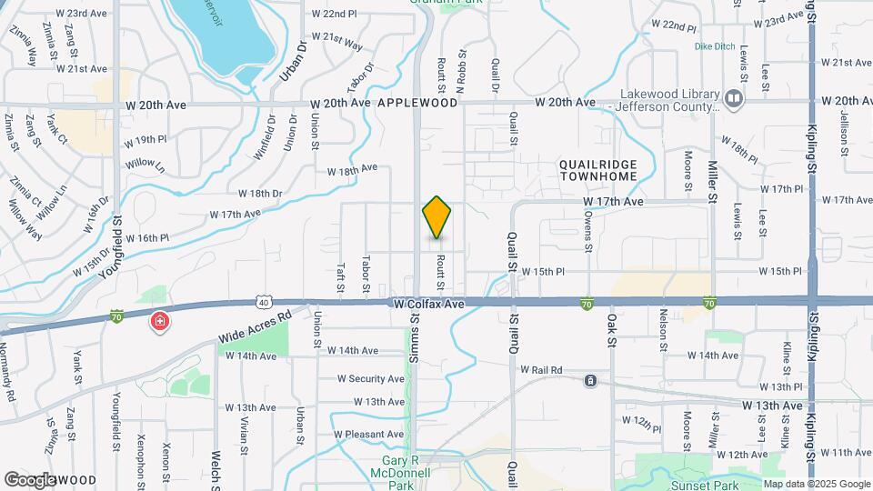 11535 W 16th Ave Map and Location Details