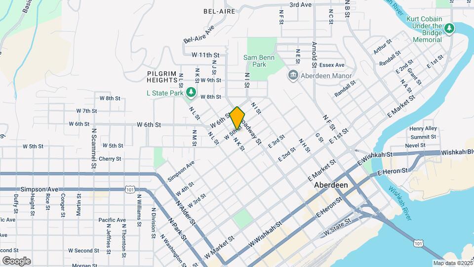 119 W 5th St Map and Location Details