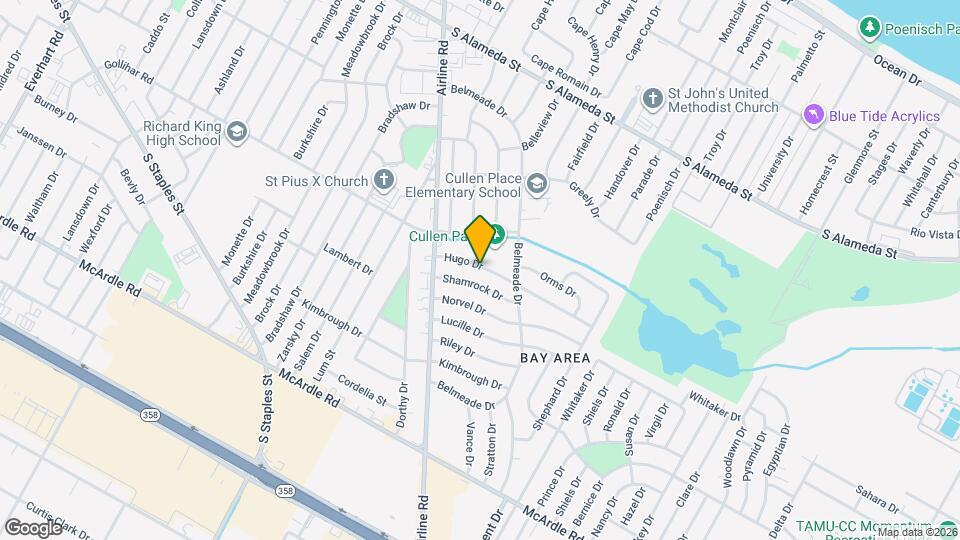 5905 Hugo Dr Map and Location Details