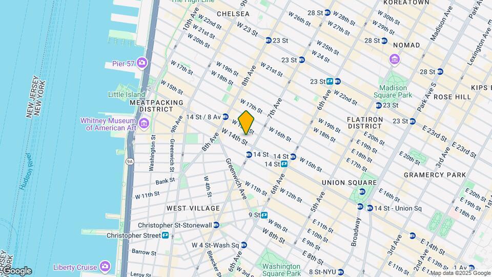 217 W 14th St Map and Location Details