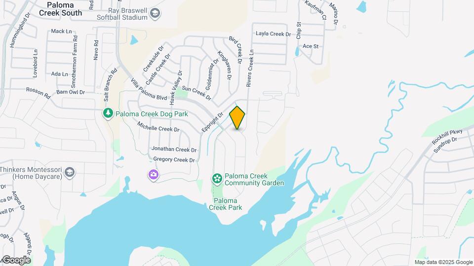 1616 Megan Creek Dr Map and Location Details