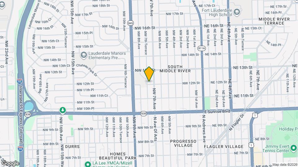 1200 NW 7th Terrace Mapa y Detalles de la Ubicación