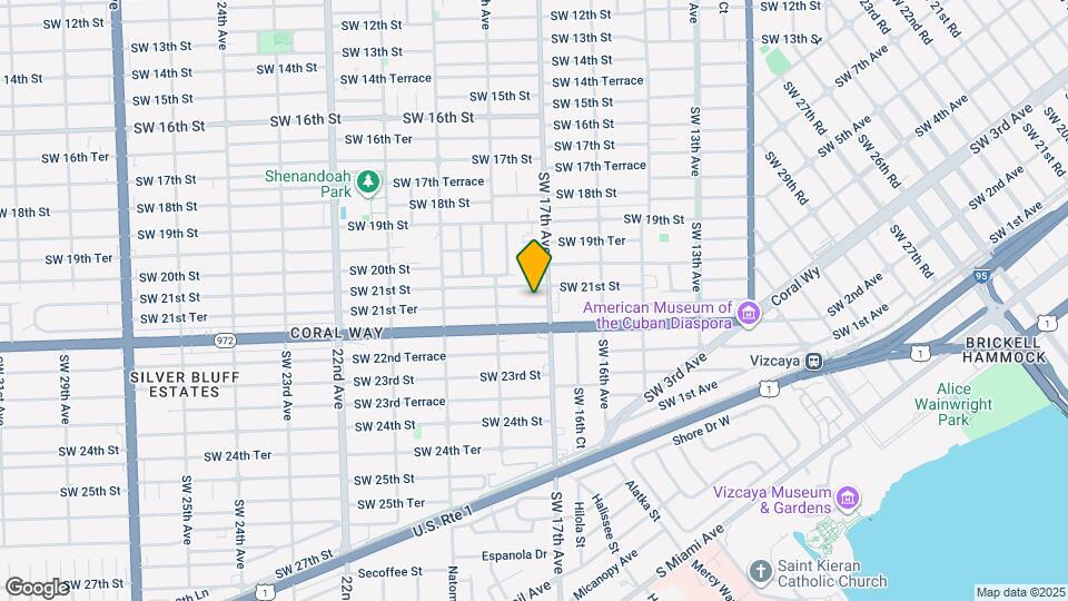 1721 SW 21st Ter Map and Location Details