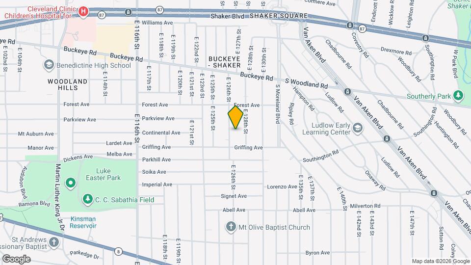3035 E 126th St Map and Location Details