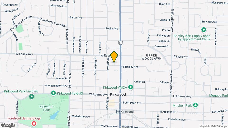 125 W Bodley Ave Map and Location Details