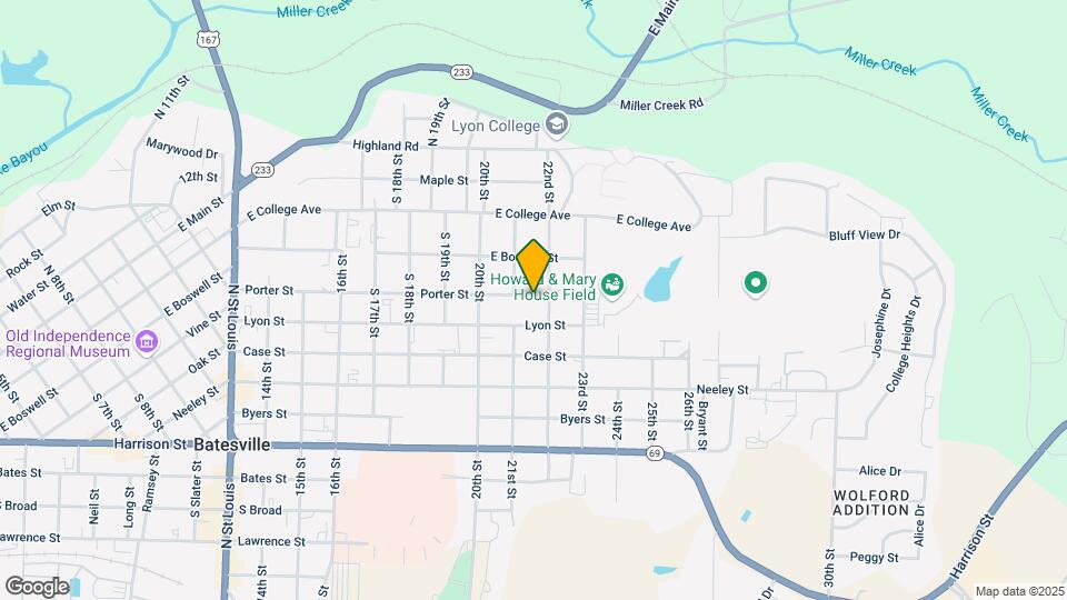 2150 Porter St Map and Location Details