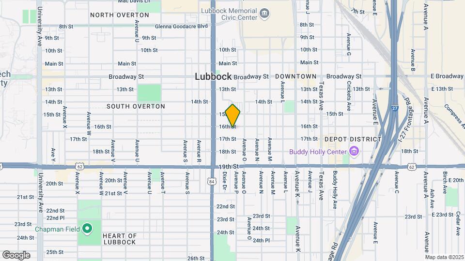 1615 16th St Map and Location Details