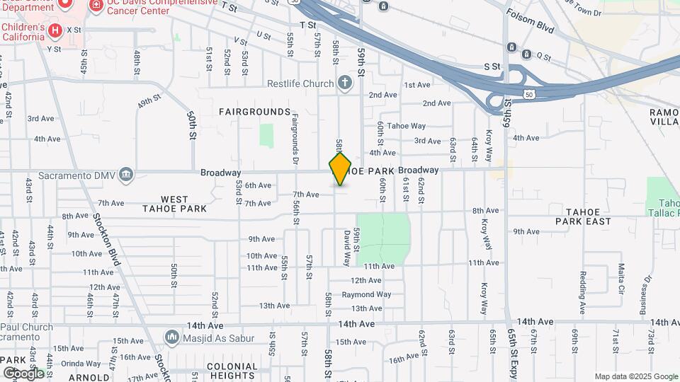 3105 58th St Map and Location Details