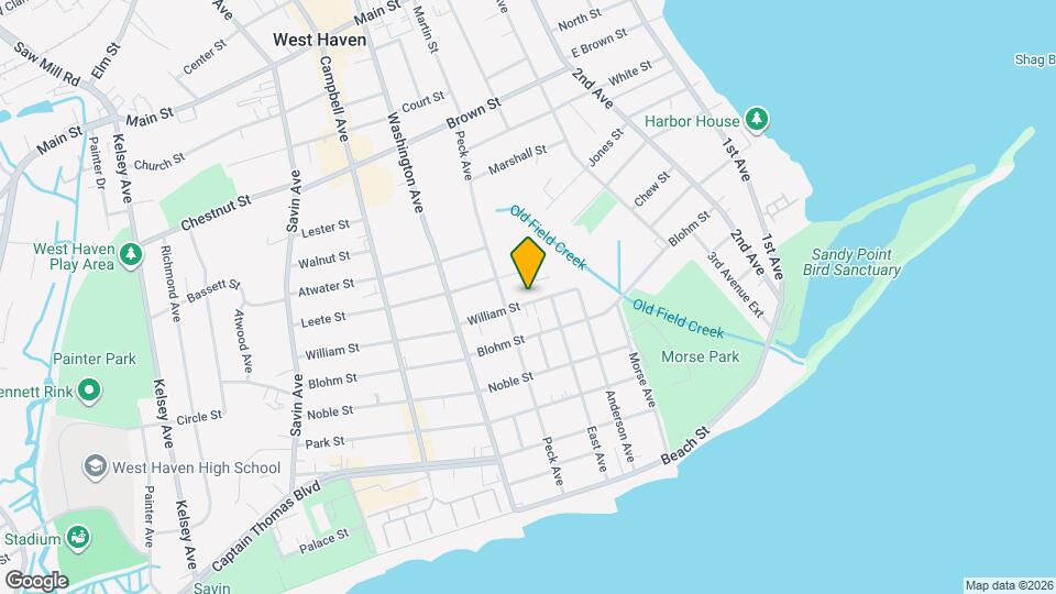 51 William St, Unit 2bdr 1bth West Haven Apartment Map and Location Details