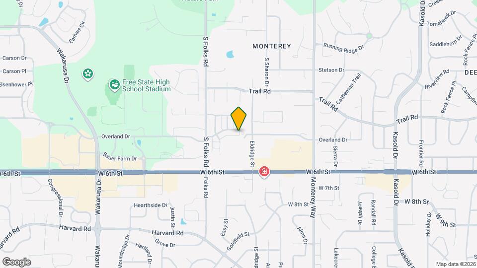 4201 Briarwood Dr Map and Location Details