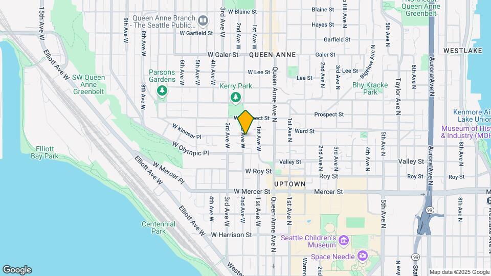 117 Kinnear Pl Mapa y Detalles de la Ubicación