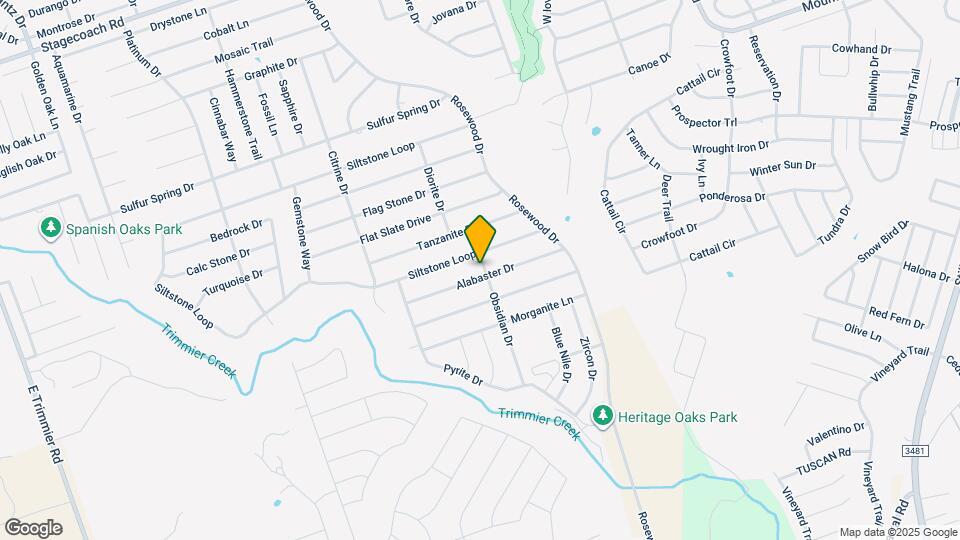 6401 Alabaster Dr Map and Location Details