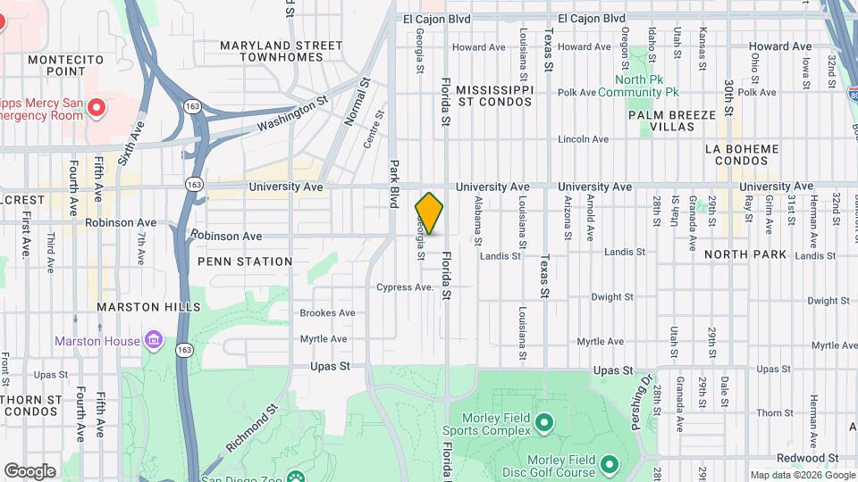 1907 Robinson Ave Map and Location Details