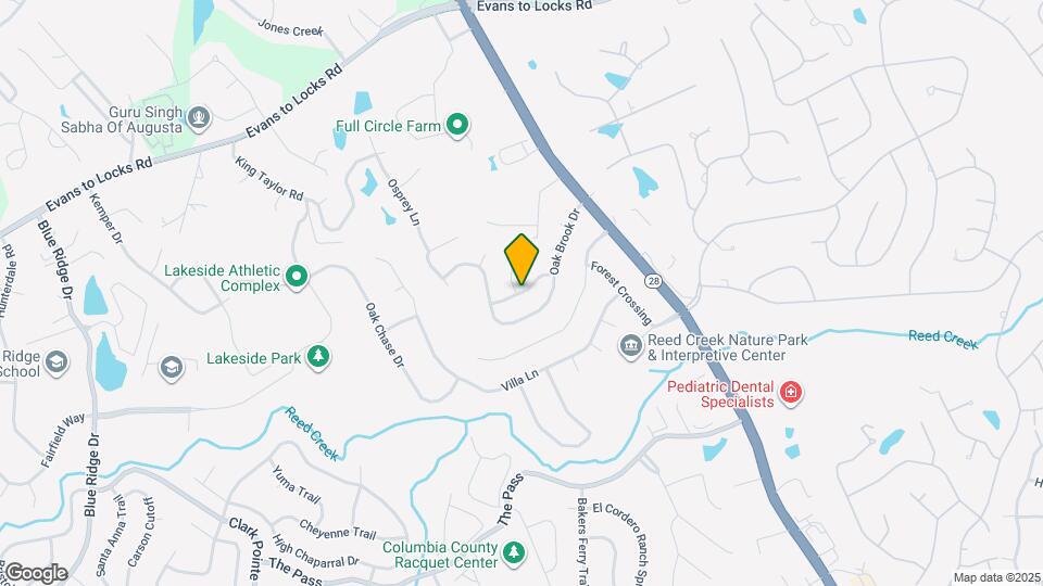 3863 Live Oak Ln Map and Location Details