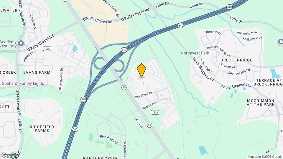 1646 Clayfire Dr. Map and Location Details