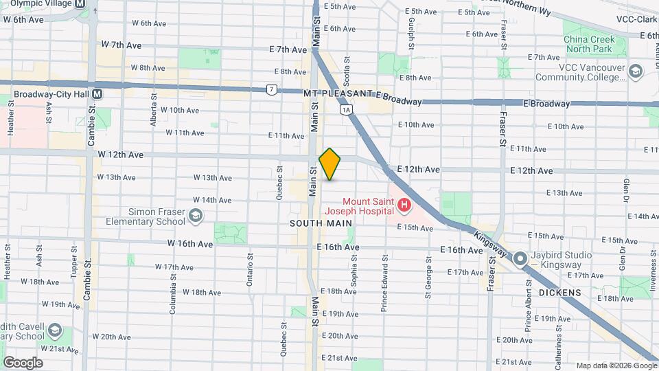 224 13th Av E Map and Location Details