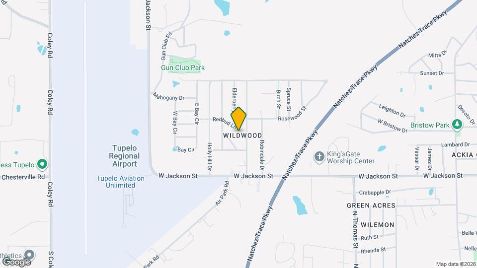 2305 Redbud Ln Map and Location Details