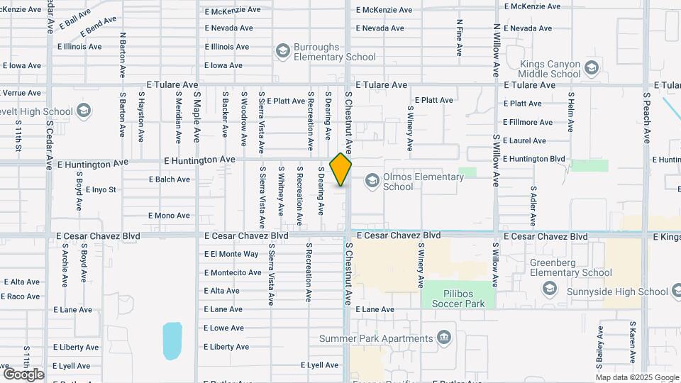 534 S Chestnut Ave Map and Location Details