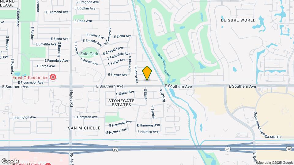 5663 E Flossmoor Ave Map and Location Details