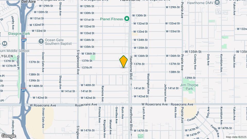4438 W 137th Pl Mapa y Detalles de la Ubicación