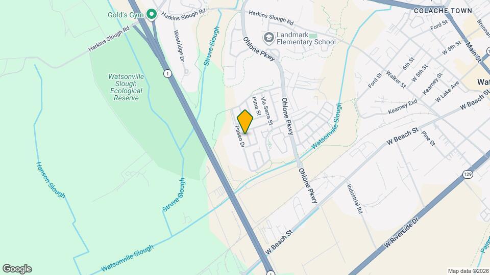 97 la Jolla St Map and Location Details