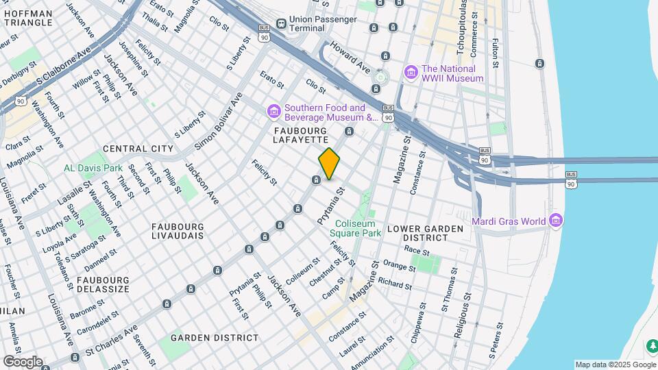 1521 Euterpe St Map and Location Details