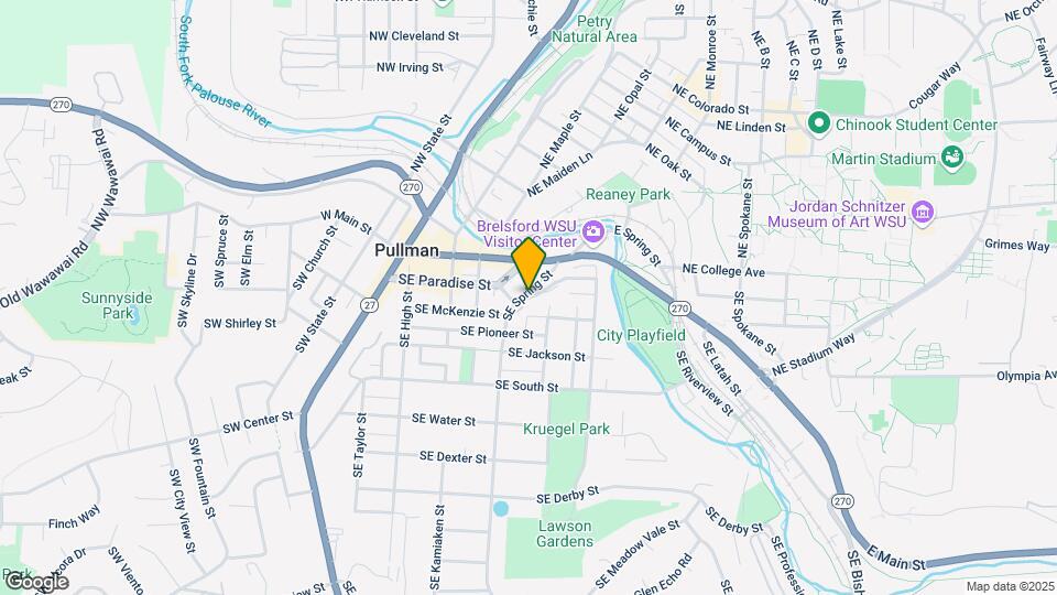 225 SE Spring St Map and Location Details