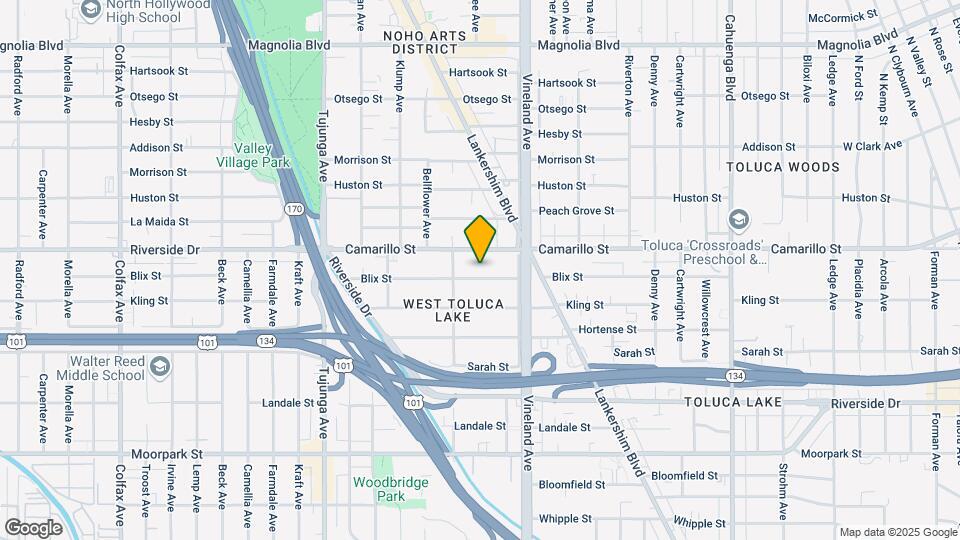 11049 Blix St Map and Location Details
