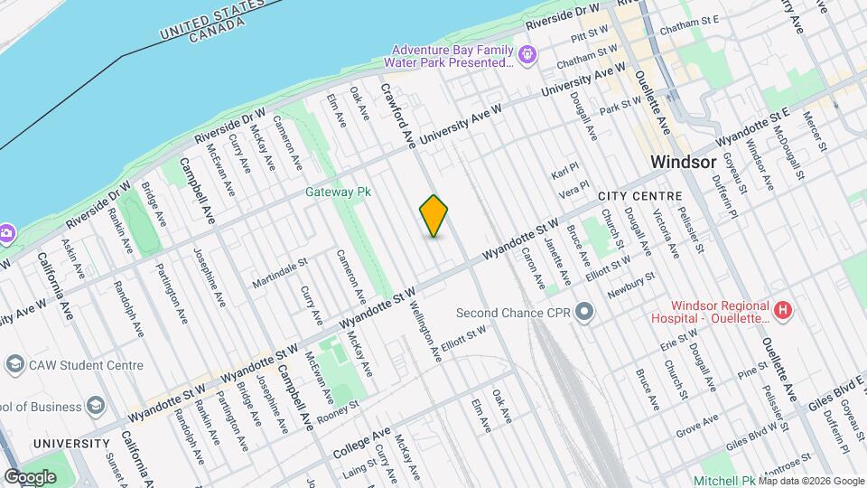 532 Oak Ave Map and Location Details