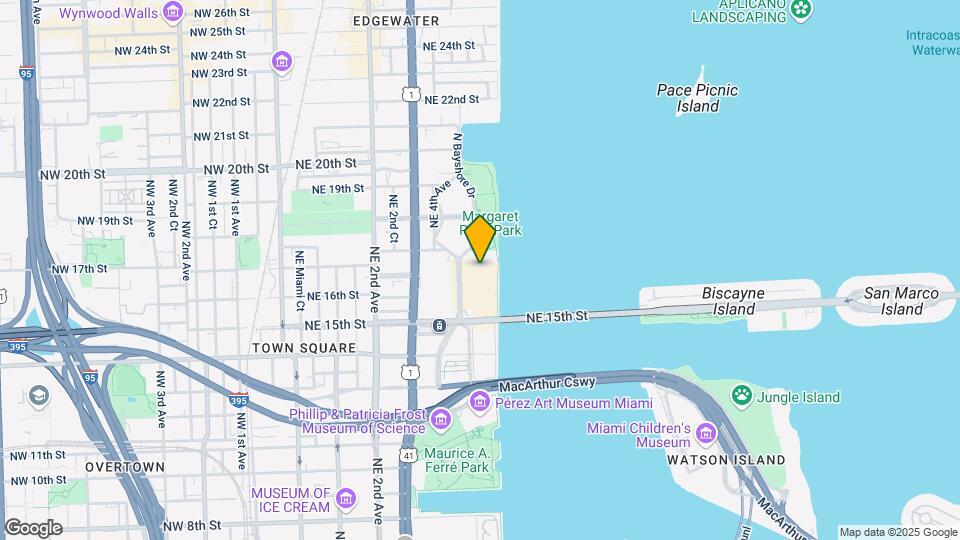 1717 N Bayshore Dr, Unit # A-1932 Map and Location Details