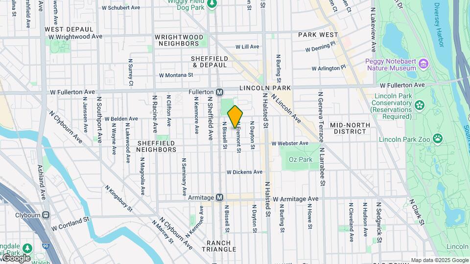 2226 N Fremont St Map and Location Details