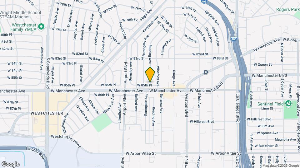 8517 Reading Ave Mapa y Detalles de la Ubicación