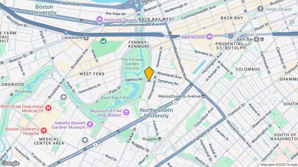 74 Fenway, Unit 4 Mapa y Detalles de la Ubicación