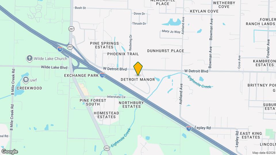 8316 Antioch Ct Map and Location Details