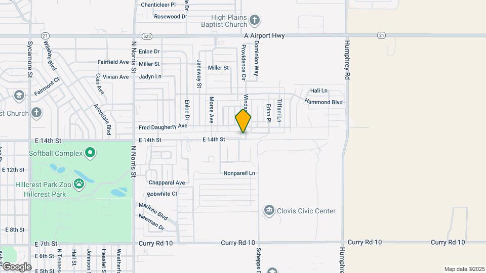2553 Fred Daugherty Ave Map and Location Details