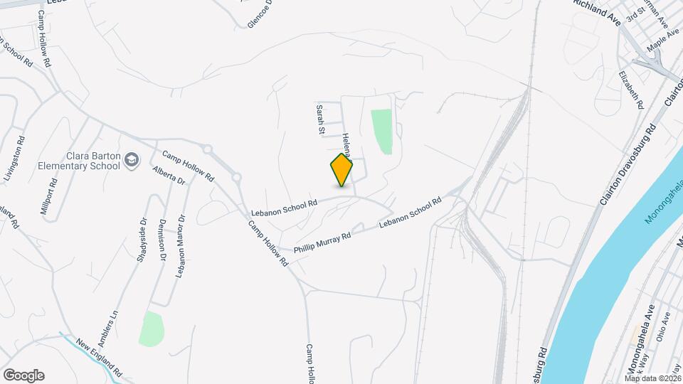 1237 Lebanon School Rd Map and Location Details