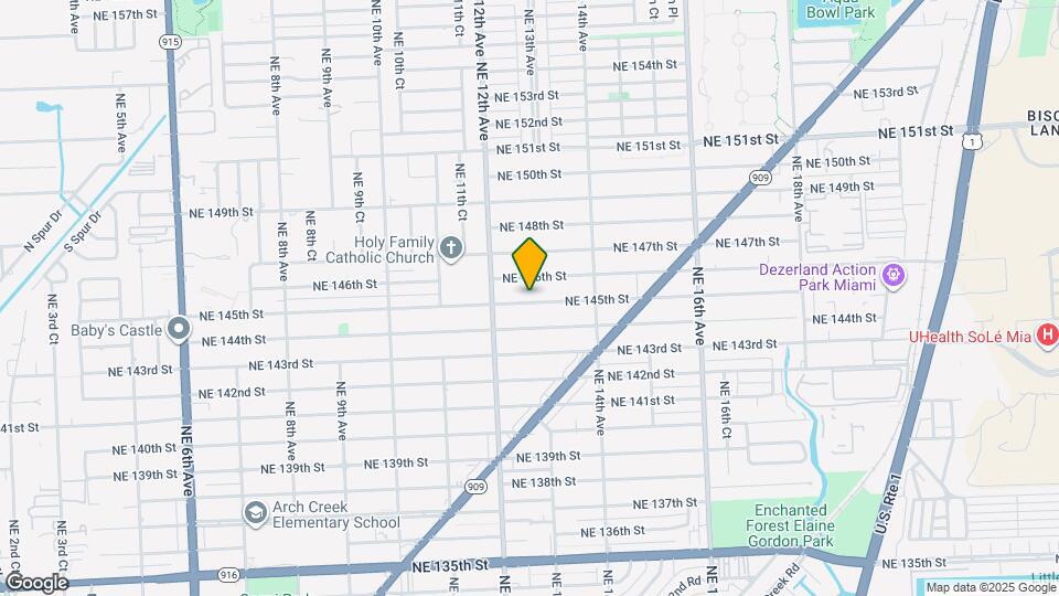 1269 NE 145th St Map and Location Details