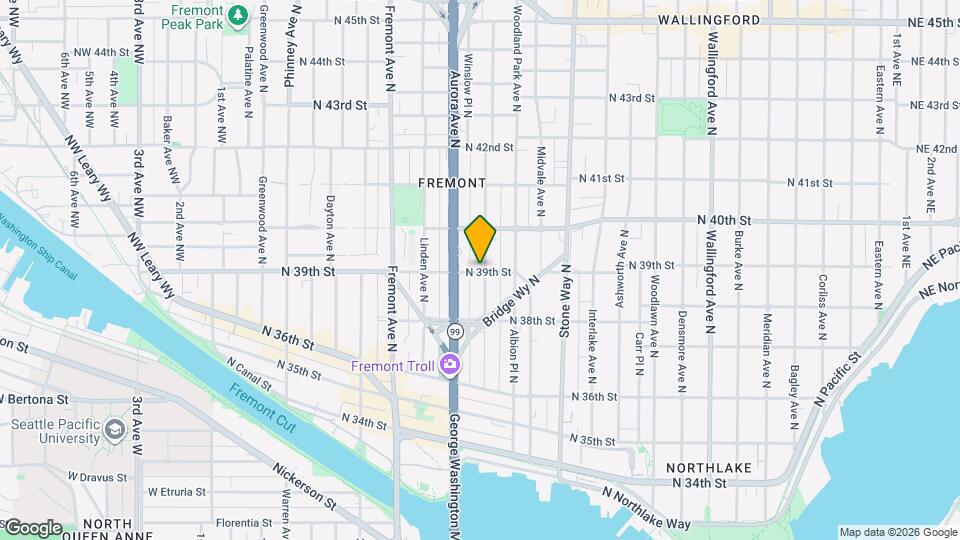 3901 Whitman Ave N Map and Location Details