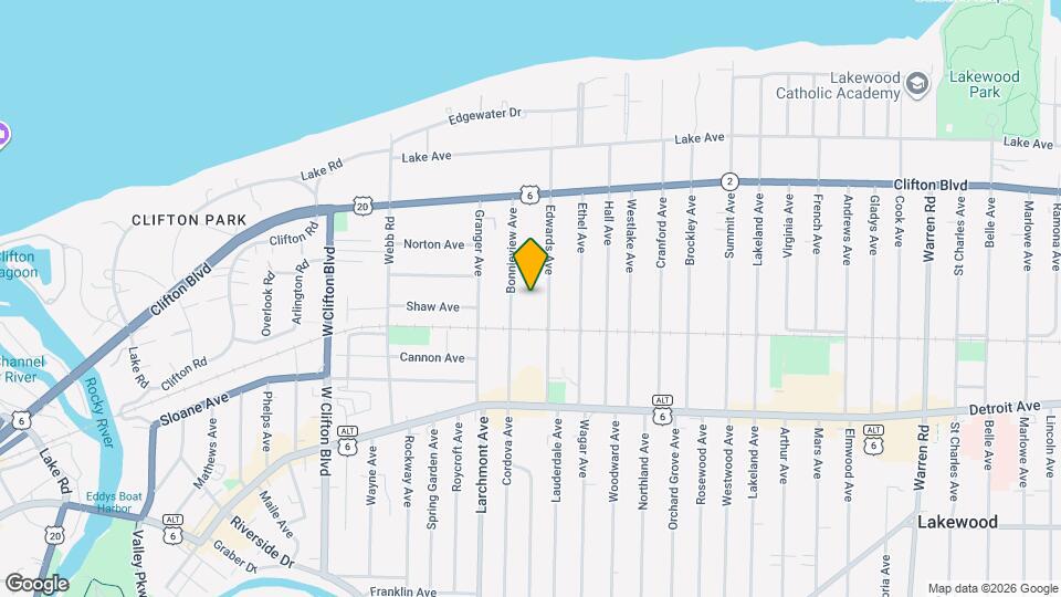 1286 Edwards Ave, Unit Down Mapa y Detalles de la Ubicación
