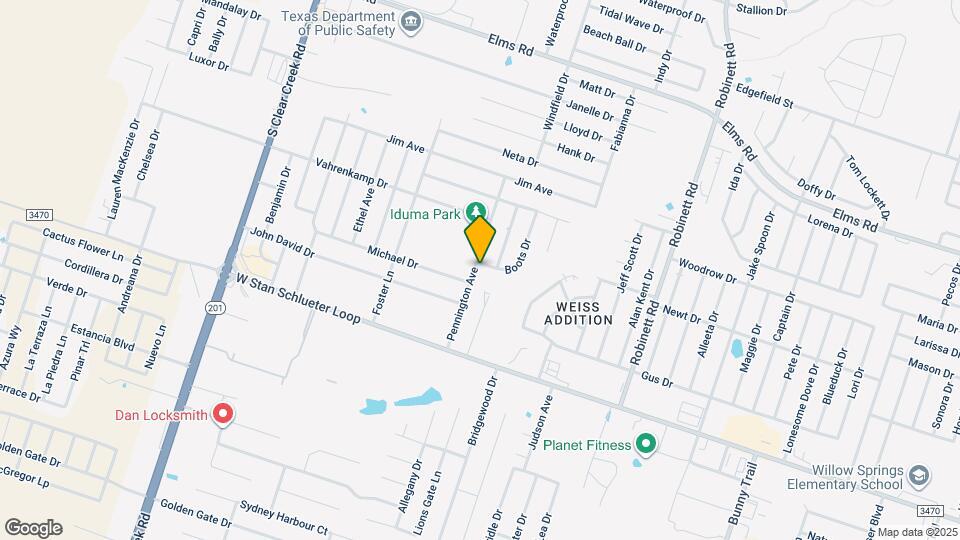 4400 Pennington Ave Map and Location Details
