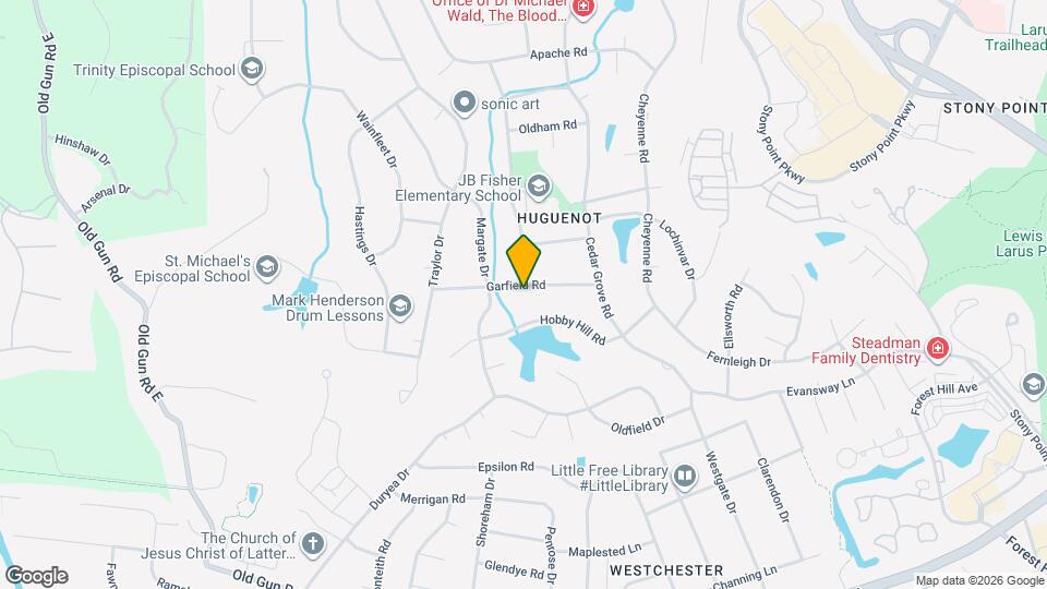 10201 Garfield Rd Map and Location Details