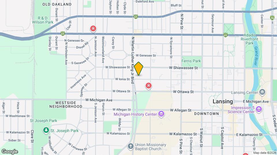 1010 W Ionia St, Unit 1010 West Ionia Map and Location Details