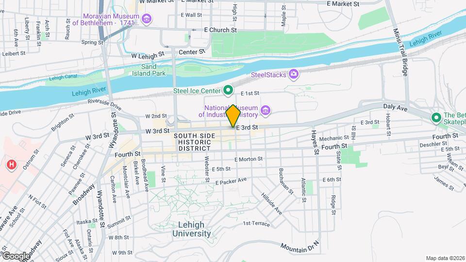 Polk on Third Mapa y Detalles de la Ubicación