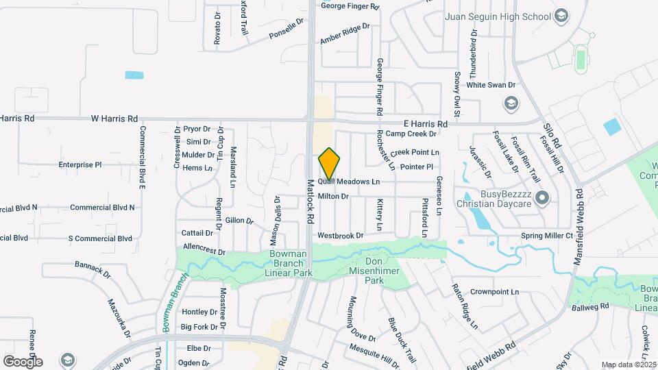 108 Quail Meadows Ln Mapa y Detalles de la Ubicación