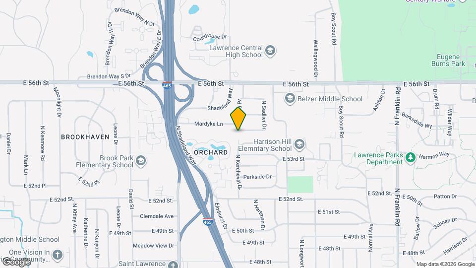 7301 Austin Dr Map and Location Details