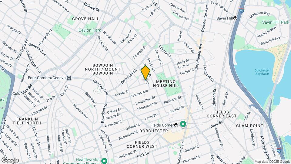 205 Hamilton St Map and Location Details