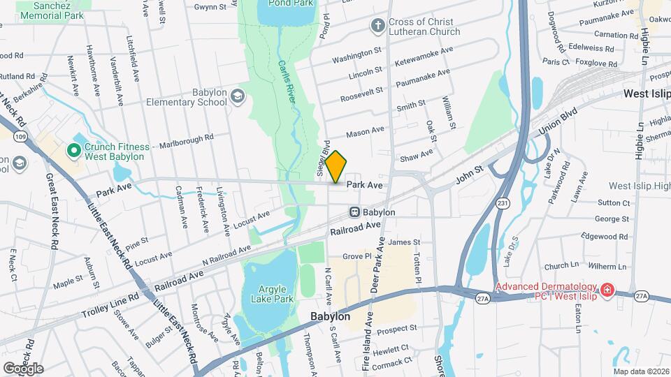 66 Park Ave Map and Location Details